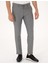 Erkek Gri Slim Fit Kordonlu Kanvas Pantolon 50310829-VR024 2