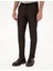 Erkek Koyu Kahverengi Slim Fit Kordonlu Kanvas Pantolon 50310829-VR084 2