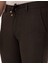 Erkek Koyu Kahverengi Slim Fit Kordonlu Kanvas Pantolon 50310829-VR084 5