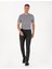 Erkek Antrasit Slim Fit Kordonlu Kanvas Pantolon 50310829-VR006 1