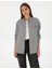 Kadın Gri Oversize Uzun Kollu Gömlek 50313653-VR024 1