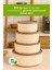 12'li Çizgili Yuvarlak Saklama Kabı Seti Bej 2