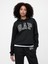 Kadın Siyah Gap Logo Fleece Sweatshirt 1