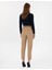 Kadın Bej Carrot Fit Kumaş Pantolon 50310114-VR011 4