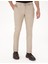 Erkek Bej Slim Fit Kordonlu Kanvas Pantolon 50310829-VR011 2