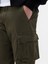 Erkek Haki Gapflex Straight Kargo Washwell™ Pantolon 4