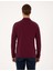 Erkek Bordo Slim Fit Kıvrılmaz Fermuarlı Polo Yaka Basic Pike Sweatshirt 50314046-VR014 5