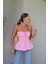 Pembe Volanlı Bluz 2