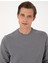 Erkek Gri 2 Iplik Regular Fit Bisiklet Yaka Basic Sweatshirt 50314054-VR024 2