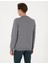 Erkek Gri 2 Iplik Regular Fit Bisiklet Yaka Basic Sweatshirt 50314054-VR024 5