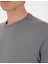 Erkek Gri 2 Iplik Regular Fit Bisiklet Yaka Basic Sweatshirt 50314054-VR024 7