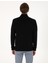 Erkek Siyah 3 Iplik Regular Fit Fermuarlı Dik Yaka Basic Sweatshirt 50314044-VR046 5