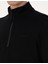 Erkek Siyah 3 Iplik Regular Fit Fermuarlı Dik Yaka Basic Sweatshirt 50314044-VR046 7