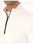 Erkek Ekru 3 Iplik Regular Fit Fermuarlı Dik Yaka Basic Sweatshirt 50314044-VR019 7