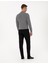 Erkek Siyah Slim Fit Kanvas Pantolon 50310857-VR046 4