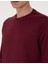 Erkek Bordo 2 Iplik Regular Fit Bisiklet Yaka Basic Sweatshirt 50314054-VR014 7