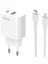BOLT DUO 20W Usb-A ve Type-C Çift Portlu Hızlı Şarj Aleti, Lightning Kablo ve Adaptör Seti, Beyaz 1