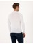 Erkek Ekru Slim Fit Çeyrek Yaka Basic Triko Kazak 50314188-VR019 5