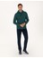 Erkek Zümrüt 2 Iplik Regular Fit Içi Polarlı Kapüşonlu Basic Sweatshirt 50314055-VR055 4