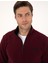 Erkek Bordo Regular Fit Yarım Fermuarlı Polar Sweatshirt 50314056-VR014 2