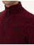 Erkek Bordo Regular Fit Yarım Fermuarlı Polar Sweatshirt 50314056-VR014 7