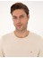 Erkek Bej Slim Fit Bisiklet Yaka Basic Triko Kazak 50314192-VR011 2