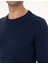 Erkek Açık Lacivert Slim Fit Bisiklet Yaka Basic Triko Kazak 50314192-VR059 7