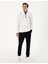 Erkek Beyaz Regular Fit Yarım Fermuarlı Polar Sweatshirt 50314056-VR013 4
