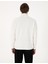 Erkek Beyaz Regular Fit Yarım Fermuarlı Polar Sweatshirt 50314056-VR013 5