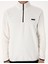 Erkek Beyaz Regular Fit Yarım Fermuarlı Polar Sweatshirt 50314056-VR013 6