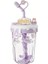 Disney Ufufy Lisanslı Pipetli Bardak (560 Ml) Mor 1
