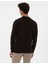 Erkek Koyu Kahverengi Slim Fit Polo Yaka Fermuarlı Basic Triko Kazak 50314191-VR084 5