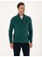 Erkek Zümrüt Regular Fit Yarım Fermuarlı Polar Sweatshirt 50314056-VR055 3