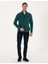 Erkek Zümrüt Regular Fit Yarım Fermuarlı Polar Sweatshirt 50314056-VR055 4