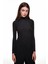 Balıkçı Yaka Bodysuit Siyah 3