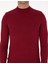 Erkek Vişne Slim Fit Çeyrek Yaka Basic Triko Kazak 50314188-VR223 6