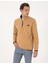 Erkek Bej Regular Fit Yarım Fermuarlı Polar Sweatshirt 50314056-VR011 1