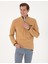 Erkek Bej Regular Fit Yarım Fermuarlı Polar Sweatshirt 50314056-VR011 3
