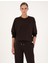 Kadın Kahverengi Oversize Sweatshirt 50314963-VR029 1