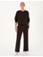 Kadın Kahverengi Oversize Sweatshirt 50314963-VR029 4