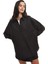 Oversize Basic Gömlek Siyah 4