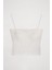 Askılı Crop Basic Atlet Ekru 2