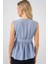 Kadın BDART V Yaka Bağlama Yaylı Bluz Maya Mavisi 6