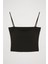 Askılı Crop Basic Atlet Siyah 2