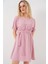 Kadın BDART Kemerli İkili Mini Elbise Pink 4