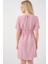 Kadın BDART Kemerli İkili Mini Elbise Pink 6