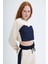 Match Detaylı Crop Sweatshirt Bej 4