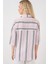 Kadın BDART Üç Çeyrek Kollu Şeritli Poplin Gömlek Pink 6