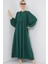 Kadın BDART Düğmeli Tekstil Desenli Max Dress Green 1