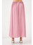 Kadın BDART Çekmece Bel Detaylı Dokulu Maxi Etek Toz Pembe 6